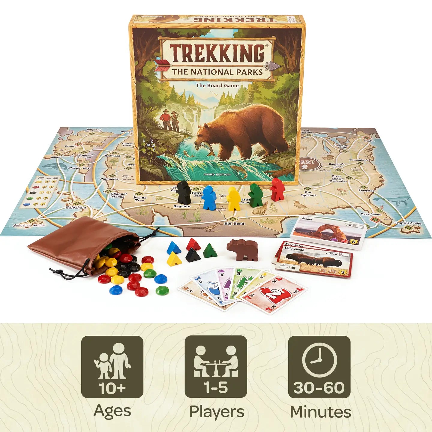 Trekking The National Parks - Board Game