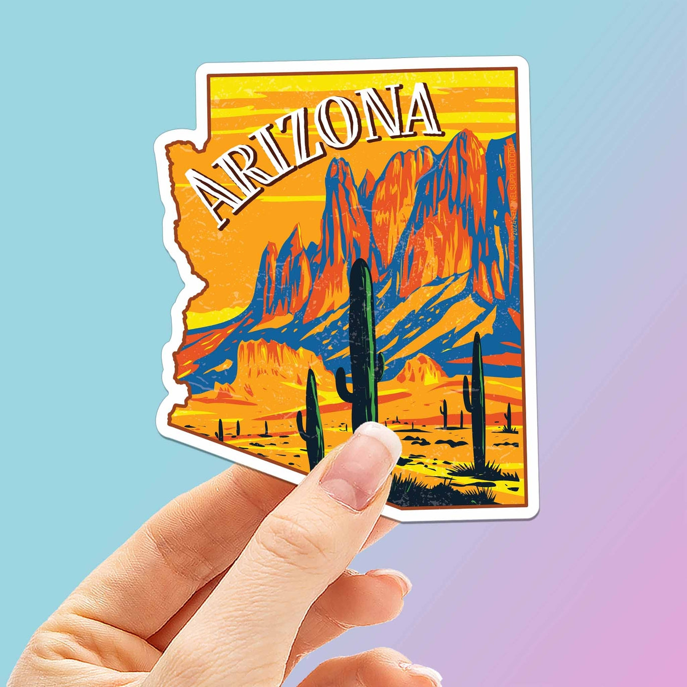 Arizona Desert Sticker