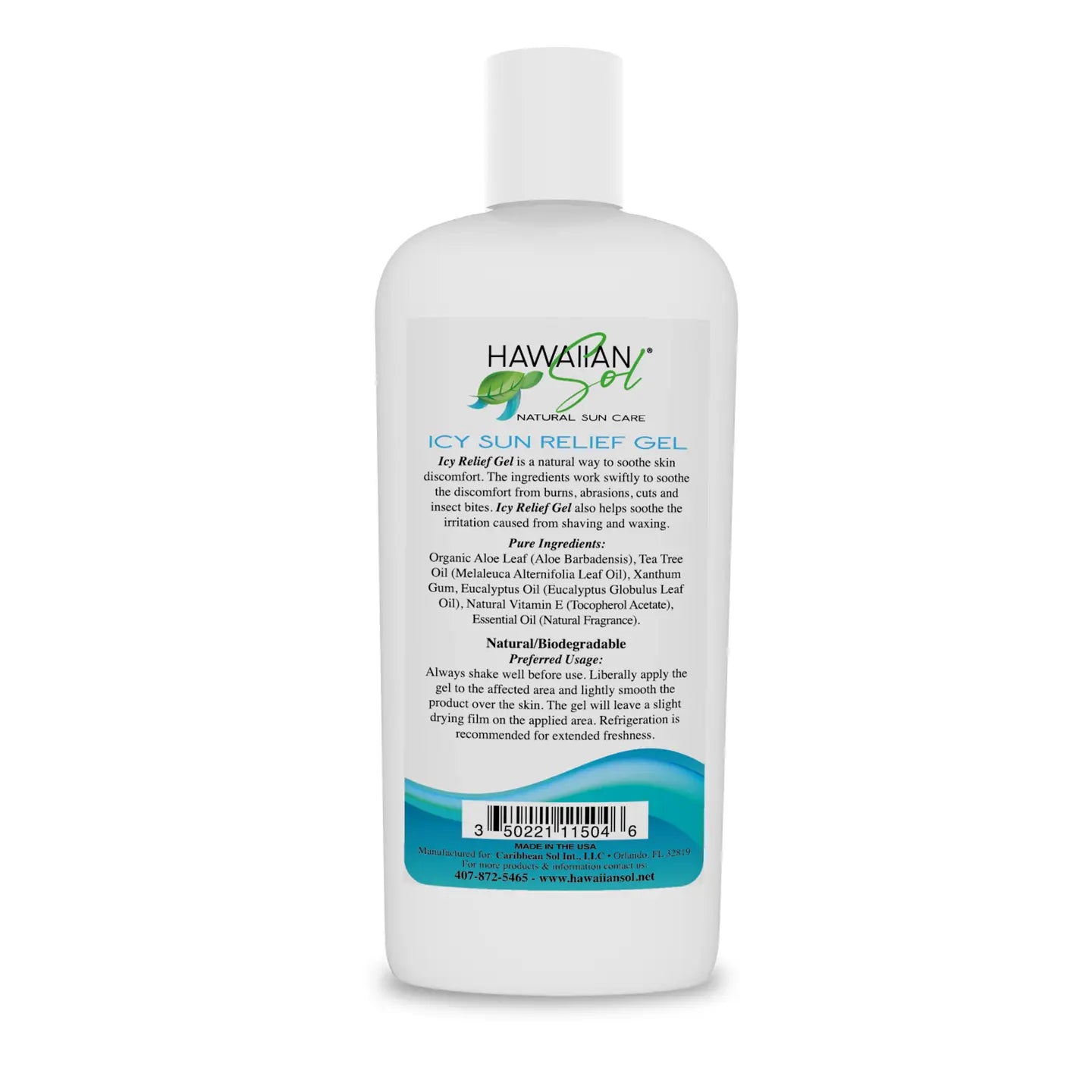 Natural Icy Sun Relief Gel - 4oz