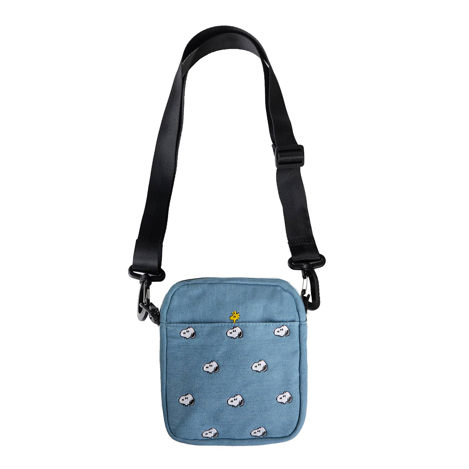 3P4 x Peanuts® - Snoopy Embroidered Crossbody Bag - Denim