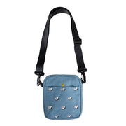 3P4 x Peanuts® - Snoopy Embroidered Crossbody Bag - Denim
