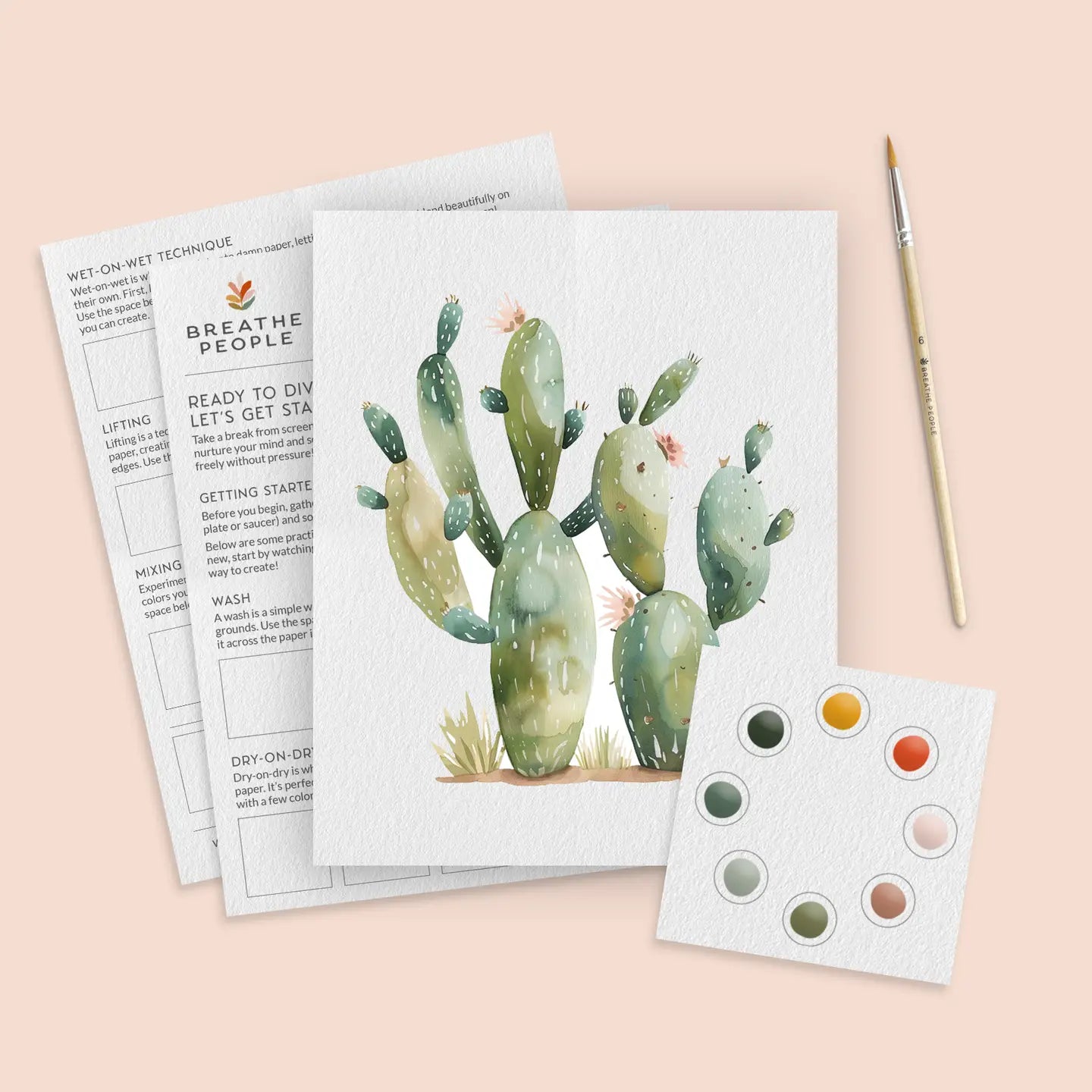 Prickly Pear All-In-One Watercolor
