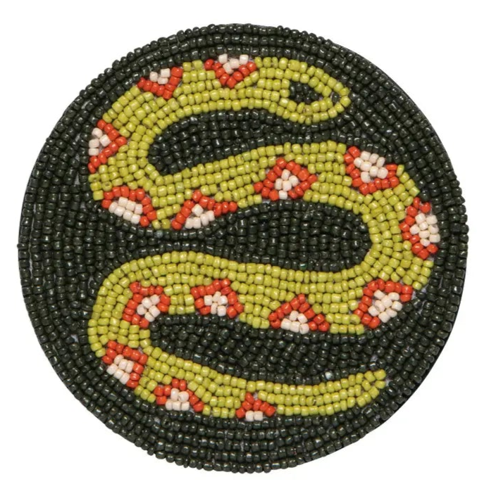 Snake Beaded Coaster