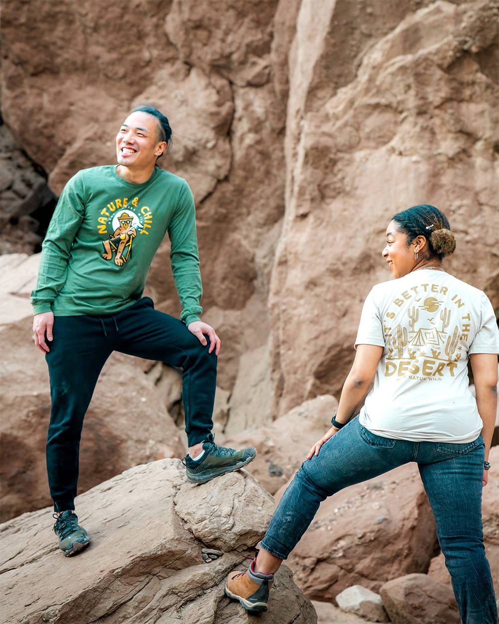 Better in the Desert Unisex Tee - Heather Tan