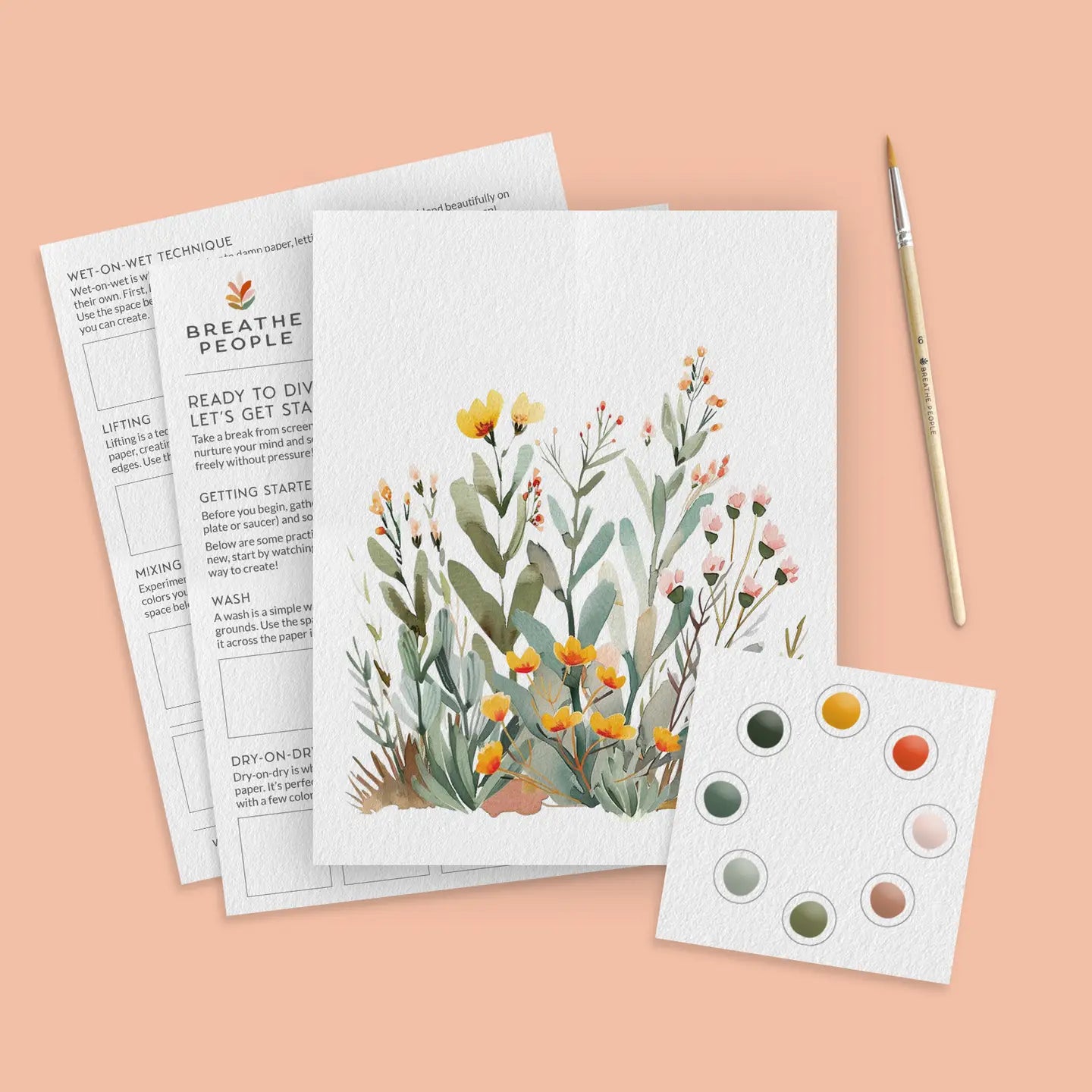 Desert Blooms All-In-One Watercolor