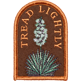 Tread Lightly Embroidered Patch