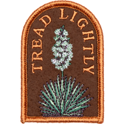 Tread Lightly Embroidered Patch