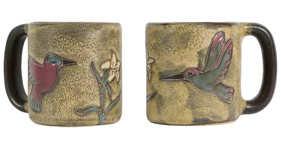 Hummers Hummingbird & Flower Round Stoneware Mug
