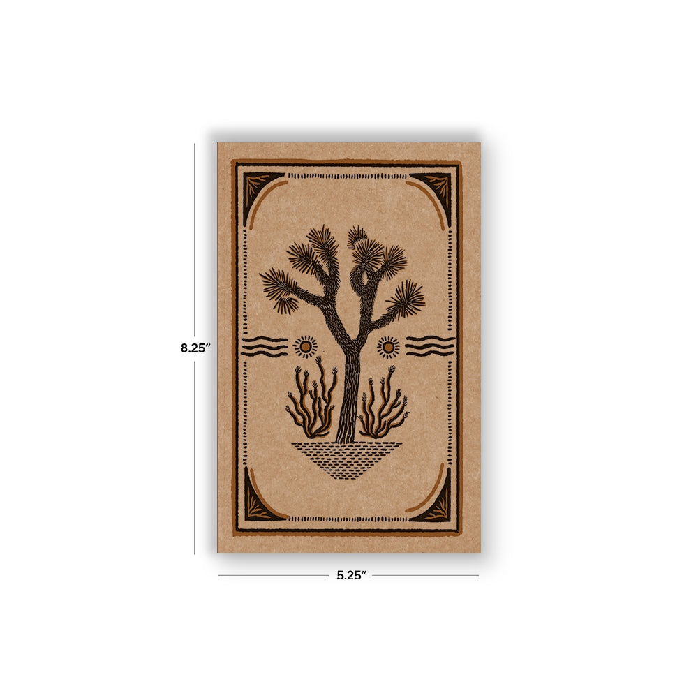 Joshua Tree Kraft Classic Layflat Notebook