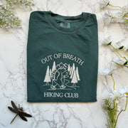 Out of Breath Hiking Club Embroidered Tee