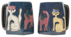 Colorful Cats Square Stoneware Mug