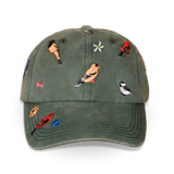 Backyard Birds Washed Hat