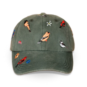 Backyard Birds Washed Hat