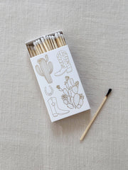 Oversized Cowboy Boot & Cactus Matches