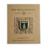Wander Enamel Pin