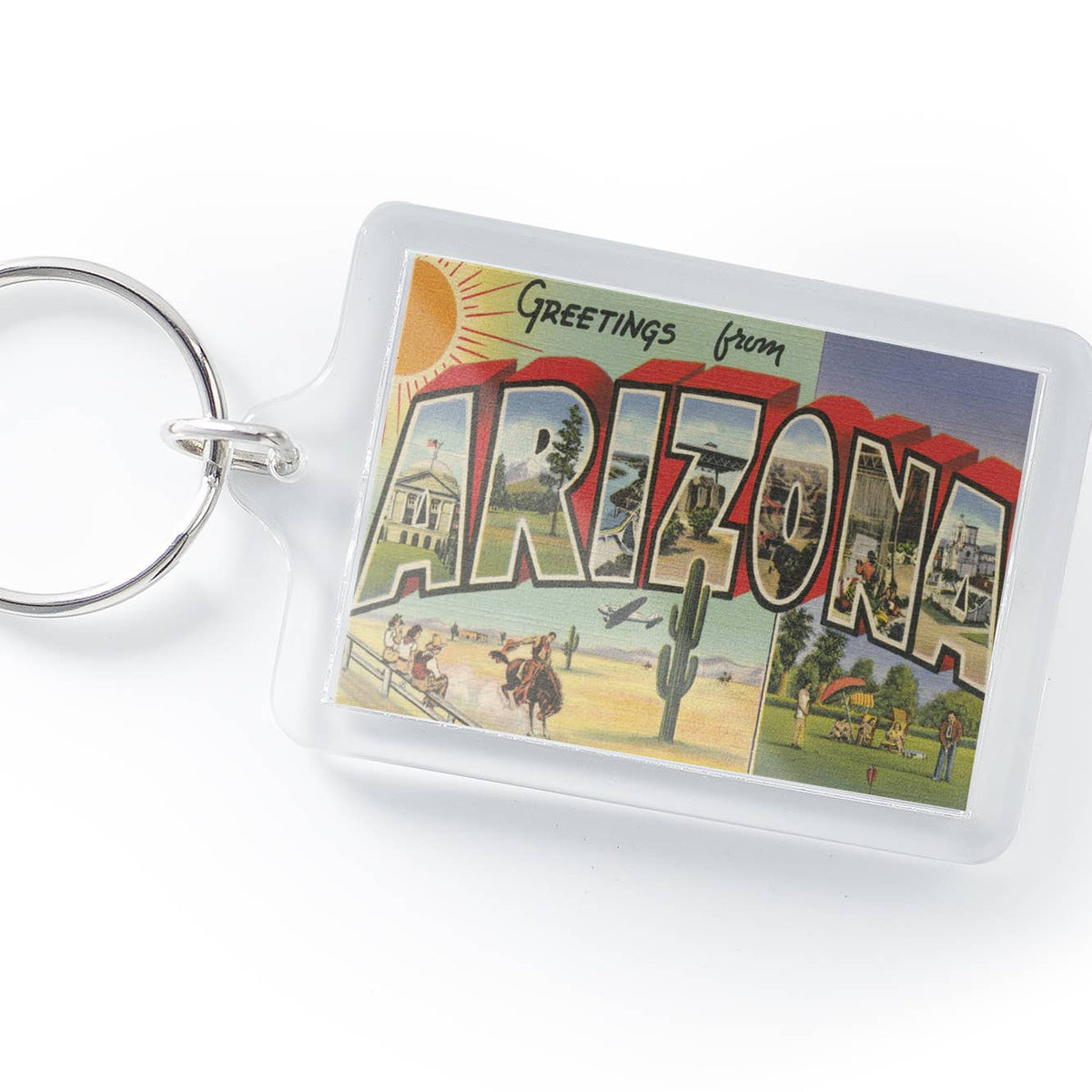 Greetings from Arizona Keychain