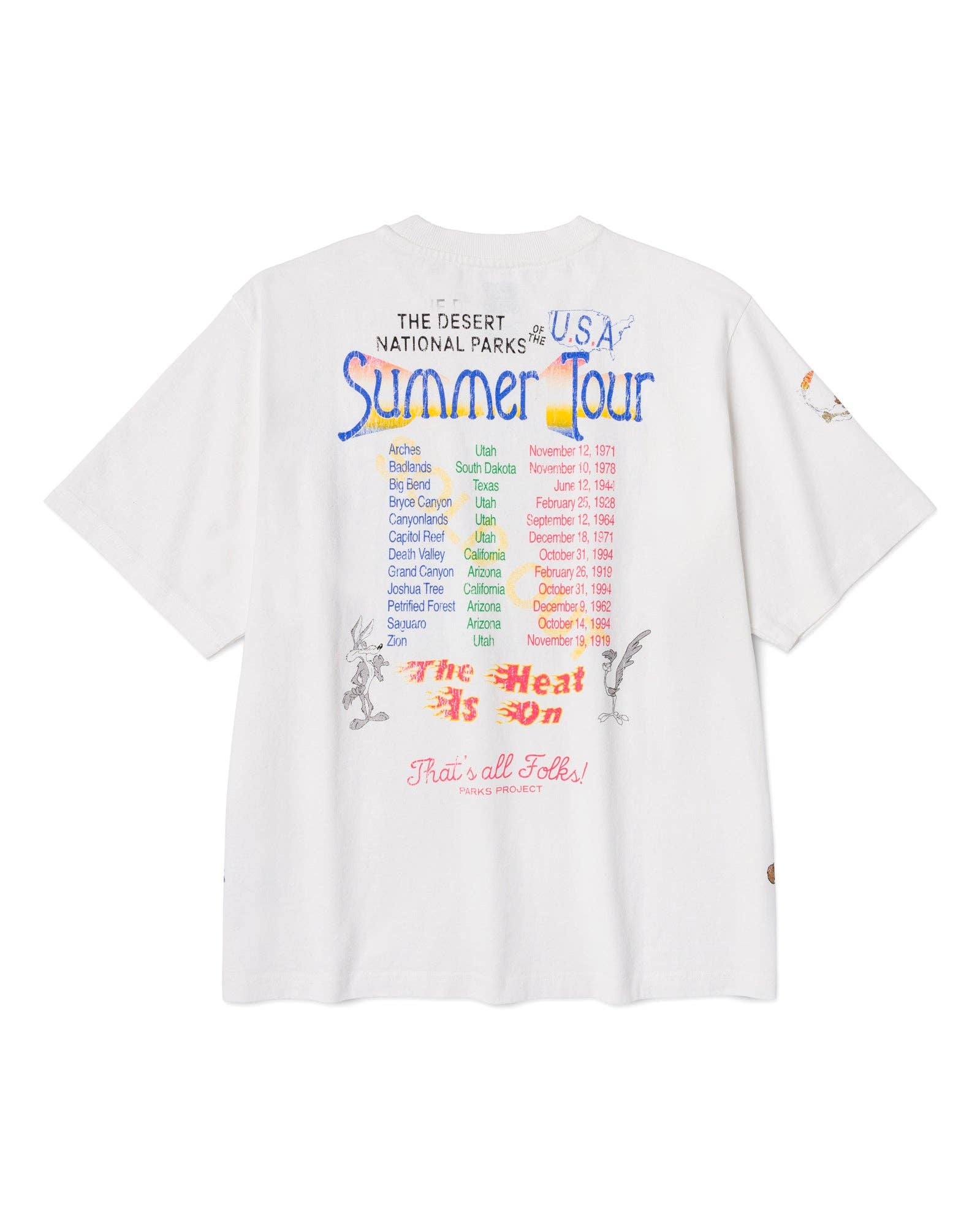 Looney Tunes x Parks Project Heavyweight Oversized Tour Tee