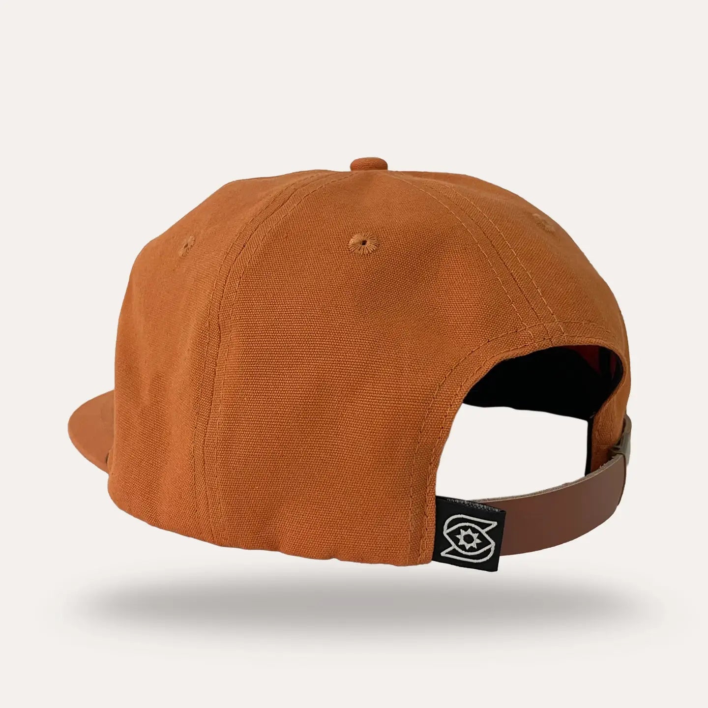 Slithering Snake - Desert Orange Canvas Flatbrim