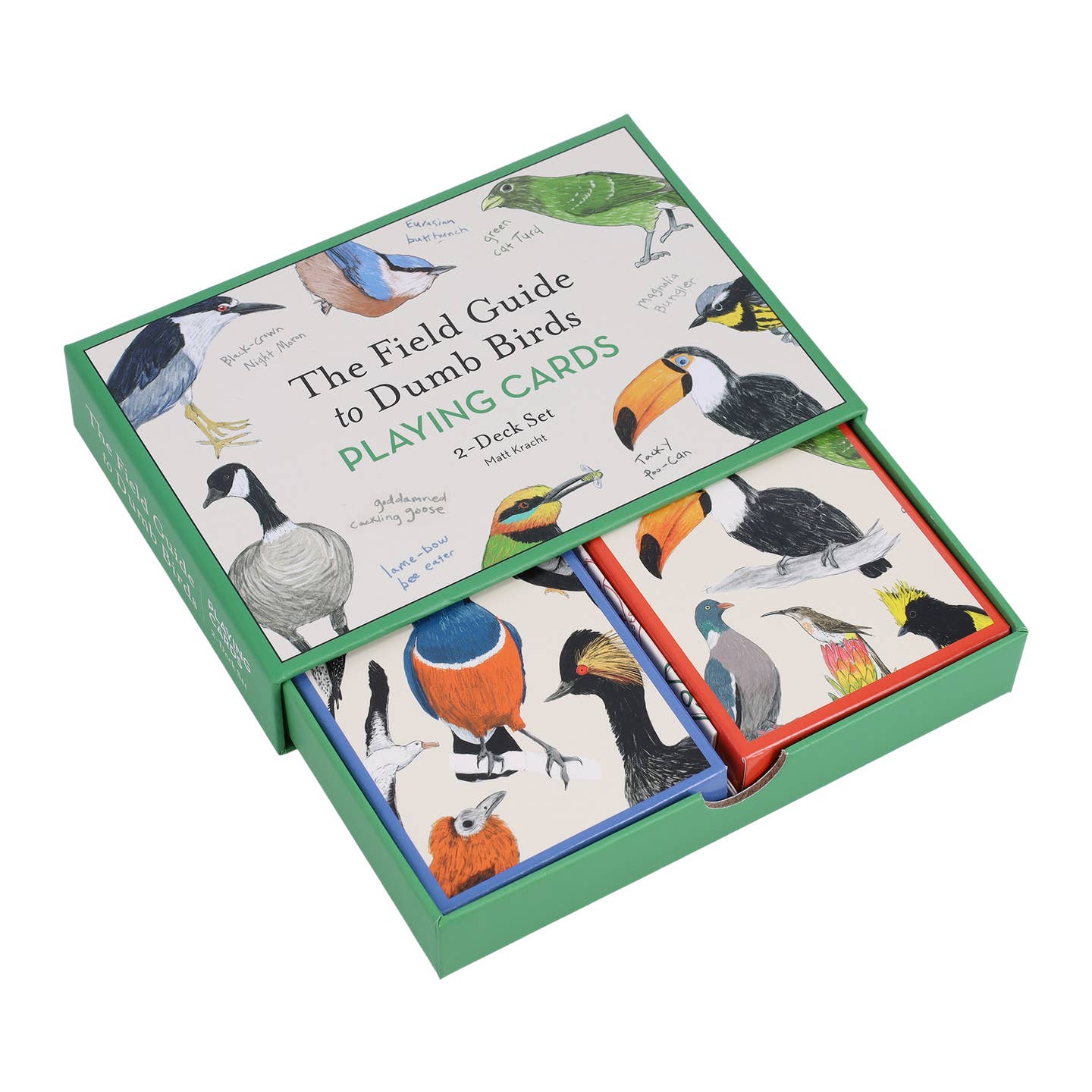 The Field Guide to Dumb Birds Playing Cards