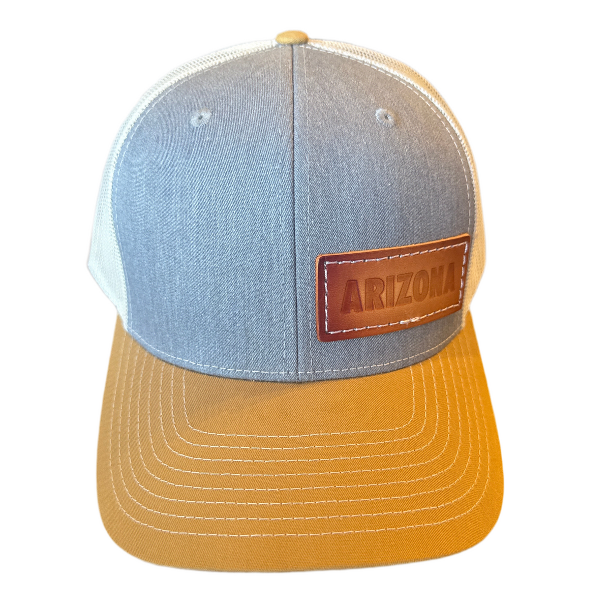 Arizona Leather Trucker Hat