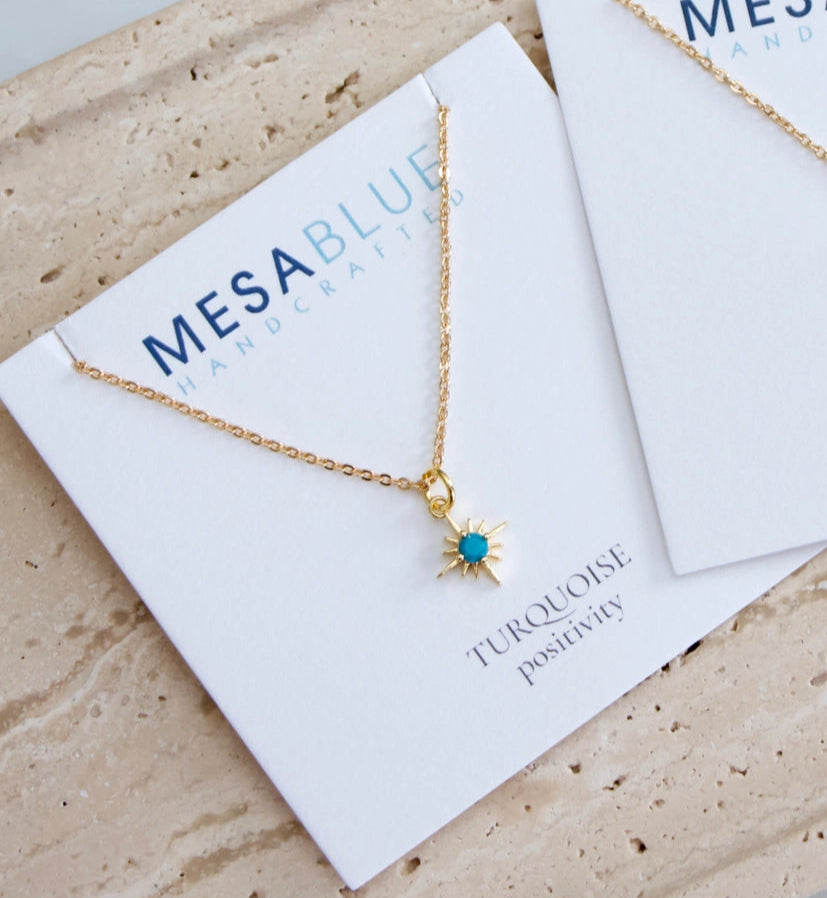 Turquoise North Star Necklace