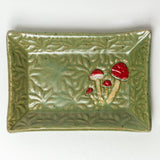 Mushroom Ceramic Trinket Tray