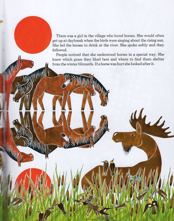 The Girl Who Loved Wild Horses Book