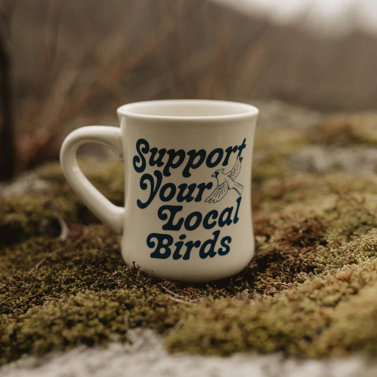 Support Your Local Birds Ceramic Mug