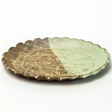 Succulent Ceramic Oval Tray