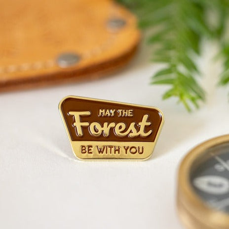 May the Forest be With You Enamel Pin