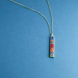Sedona Sky Reversible Bar Necklace - Vertical