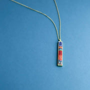 Sedona Sky Reversible Bar Necklace - Vertical