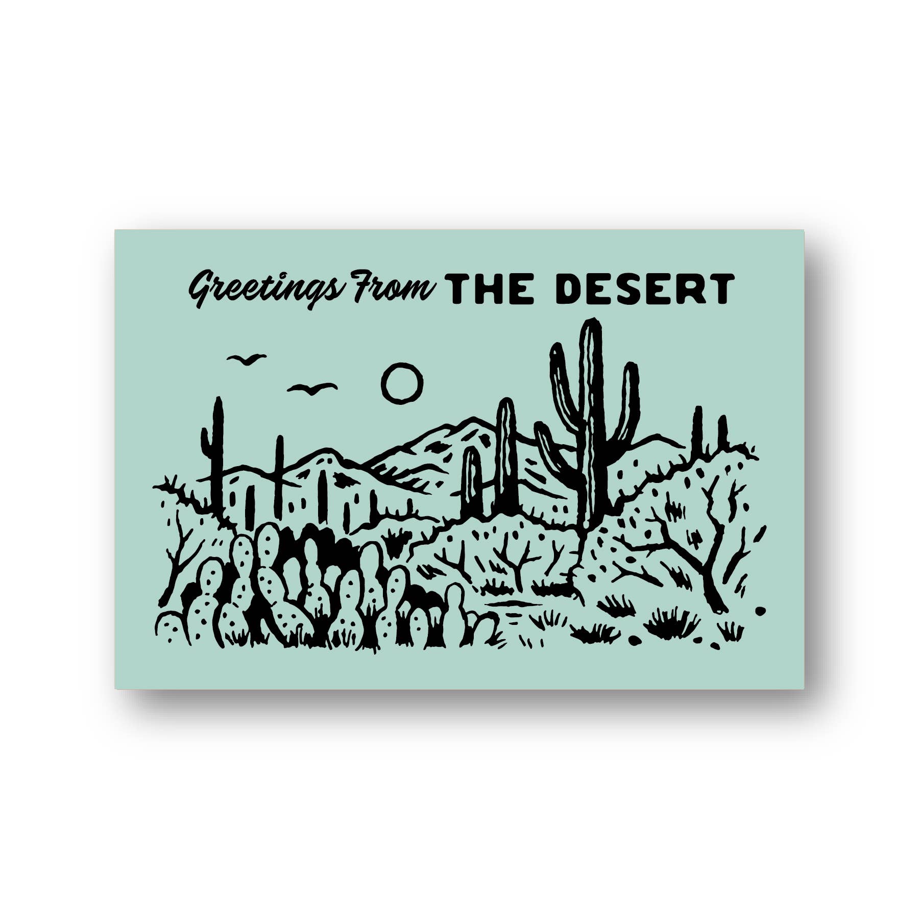 Greetings from the Desert Postcard 
