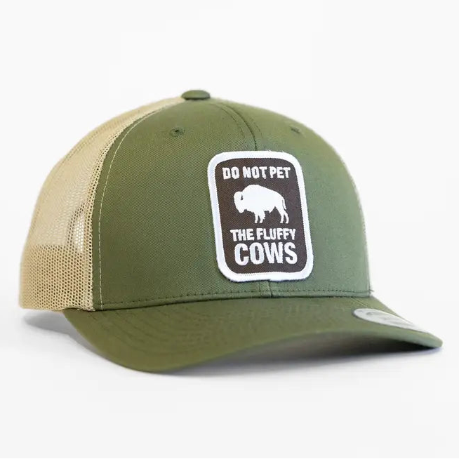 Do Not Pet The Fluffy Cows Trucker Hat
