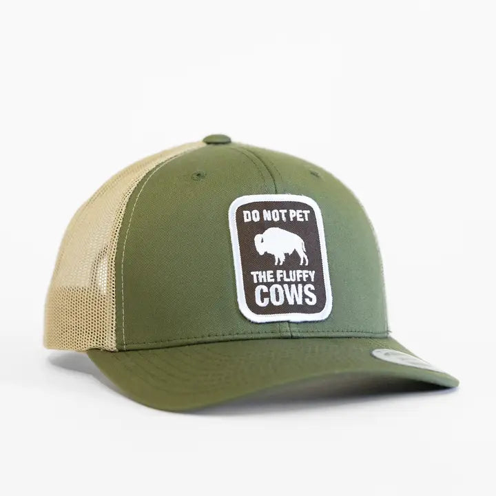 Do Not Pet The Fluffy Cows Trucker Hat