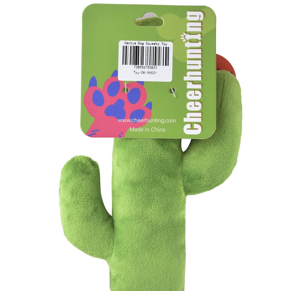 Saguaro Cactus Dog Squeaky Toy - Small & Medium Dogs