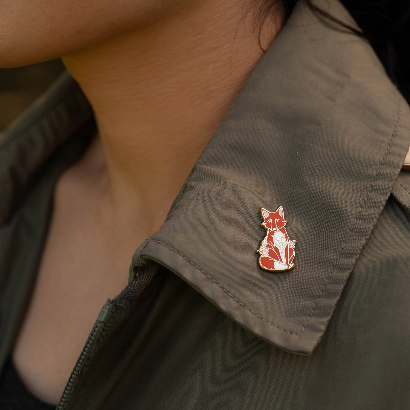 Forest Fox Pin