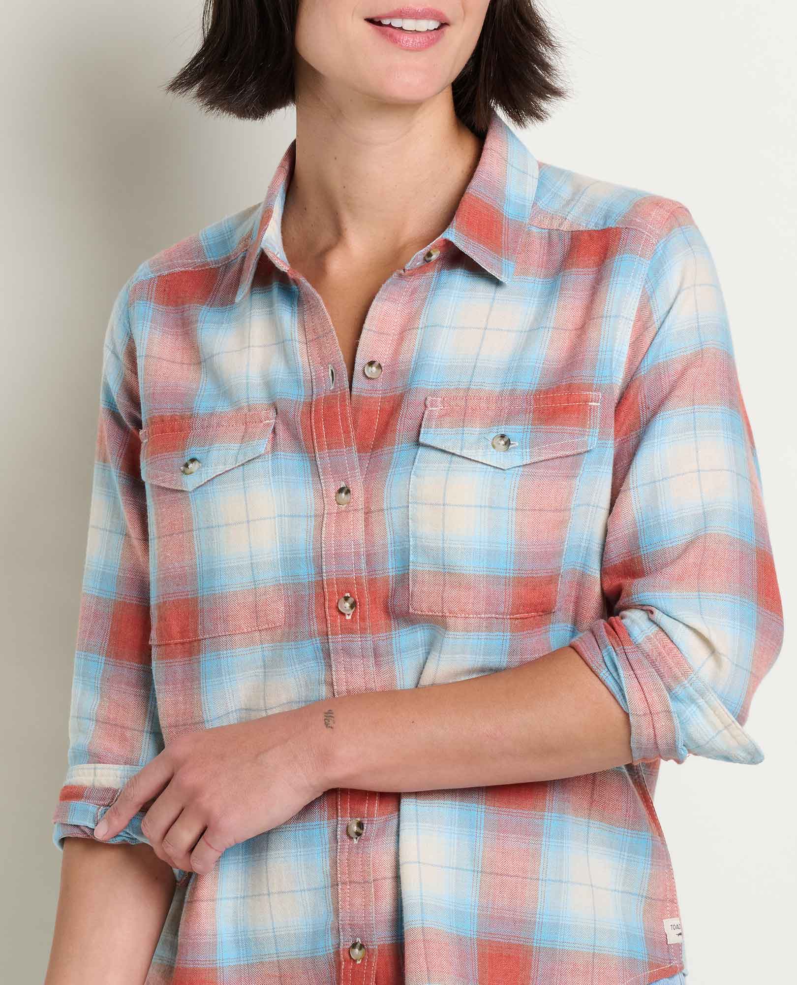 Re-Form Long Sleeve Shirt - Almond Pattern