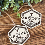 Arizona Badge Ornament