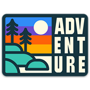 Adventure Sunset Sticker