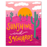 Sunshine and Saguaros 8 x 10 Print