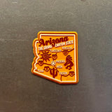 ASU Arizona Outline Magnet