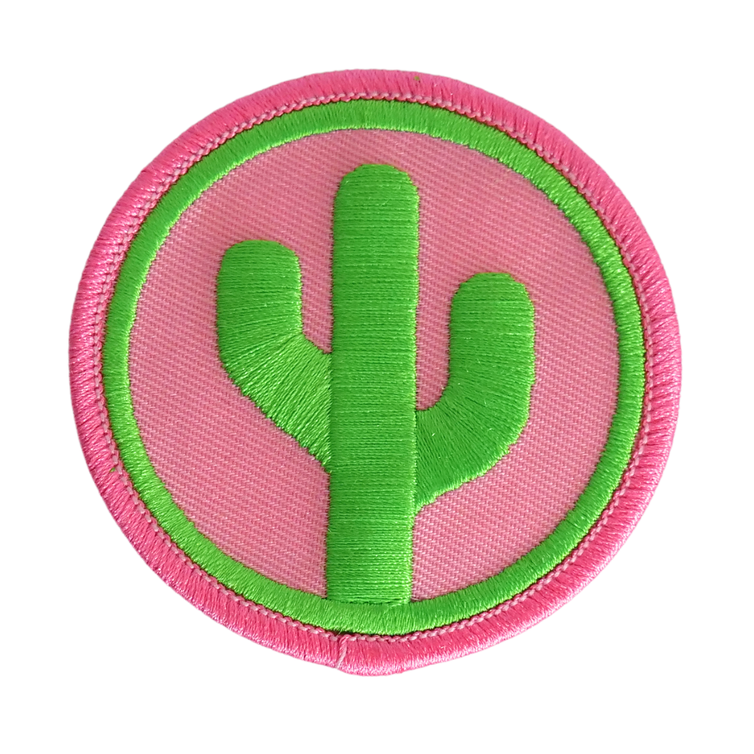 Big Pink Saguaro Patch