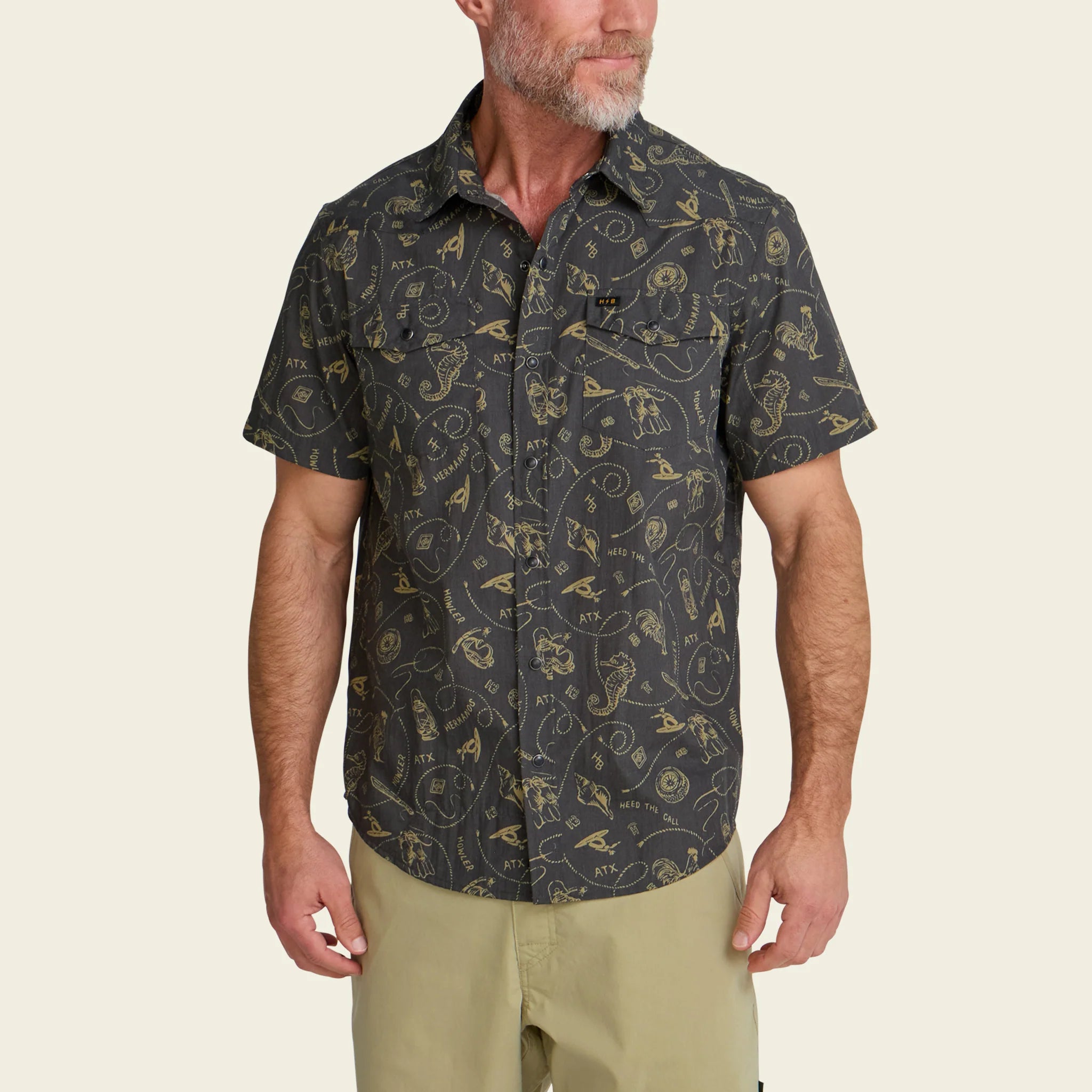 Sea Rodeo Antique Black - Snapshirt