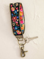 Embroidered Wrist Keychain