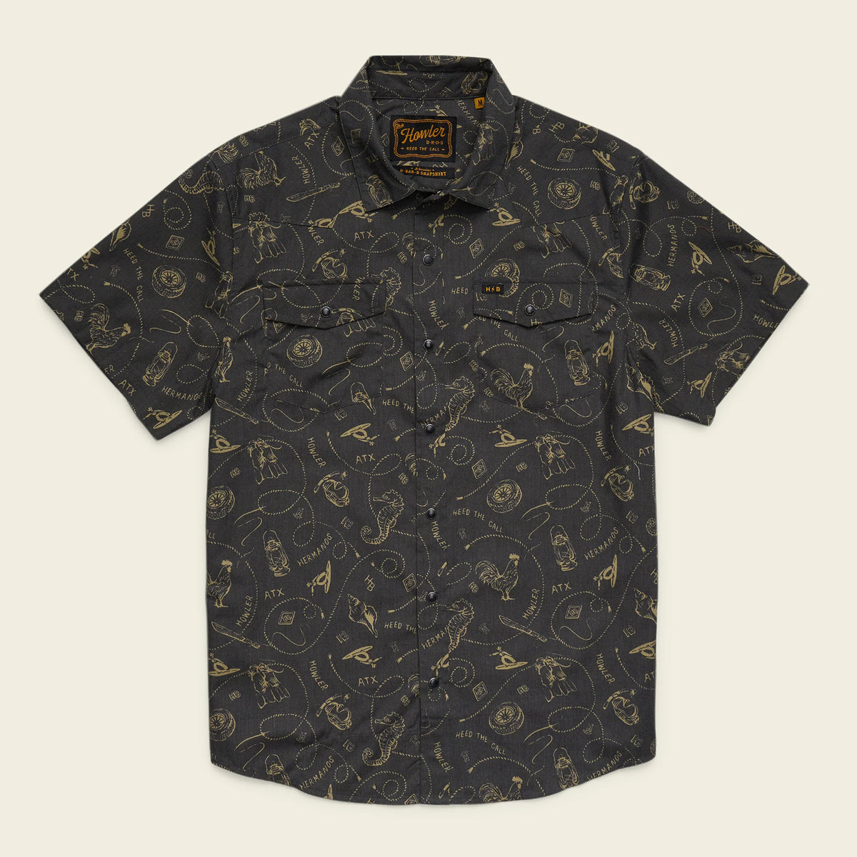 Sea Rodeo Antique Black - Snapshirt