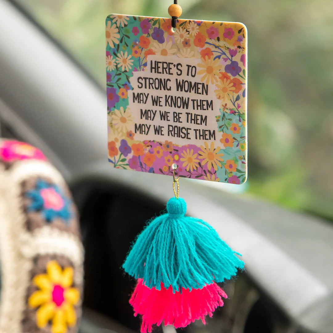Car Air Freshener - Here's To Strong Women
