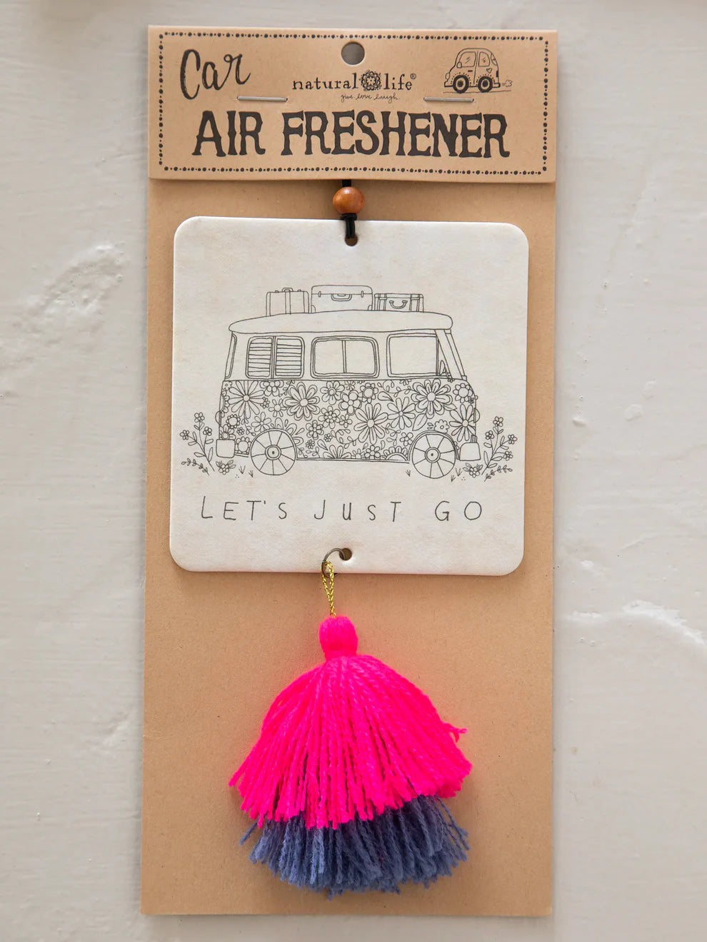 Car Air Freshener - Let's Just Go