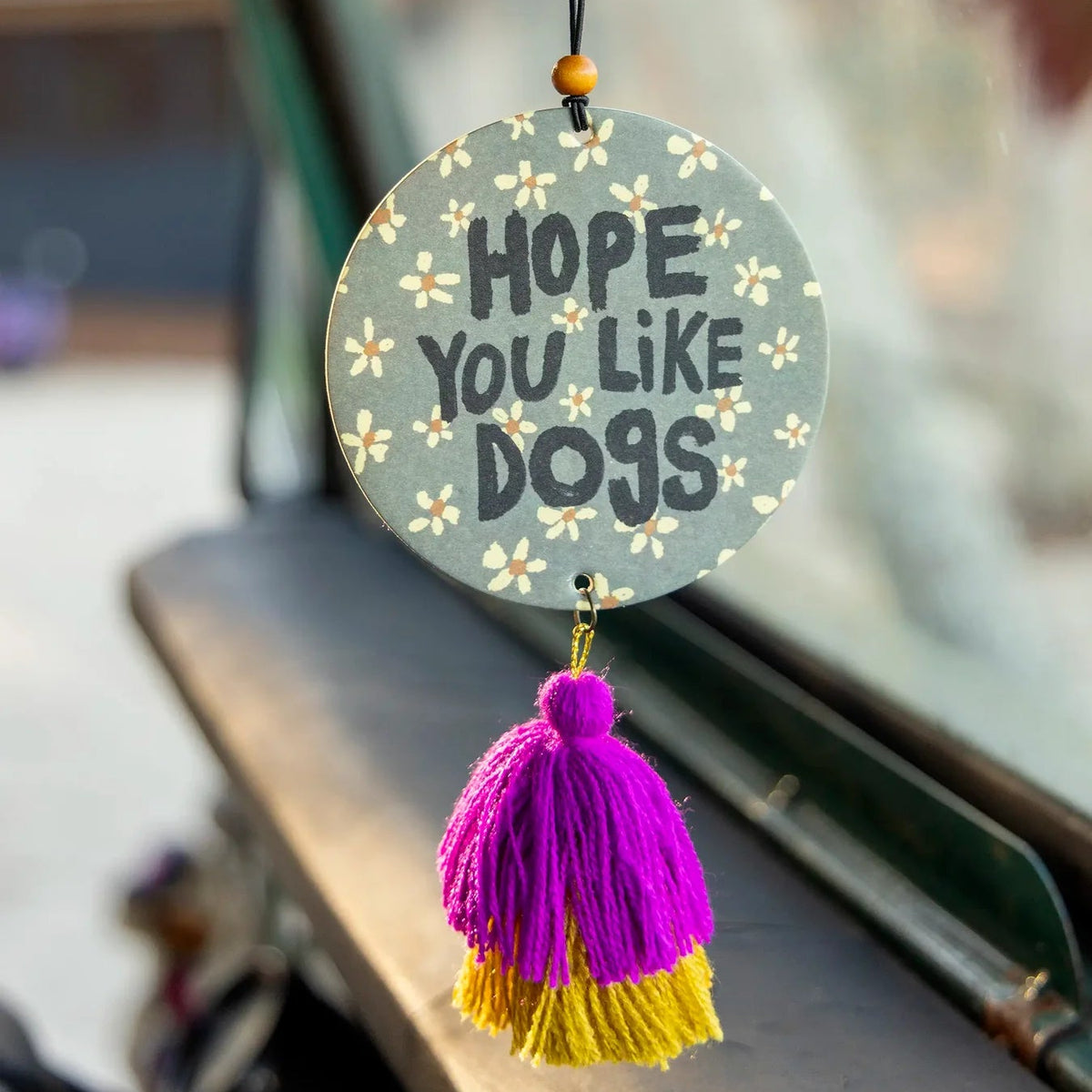 Car Air Freshener - Hope You Like Dogs
