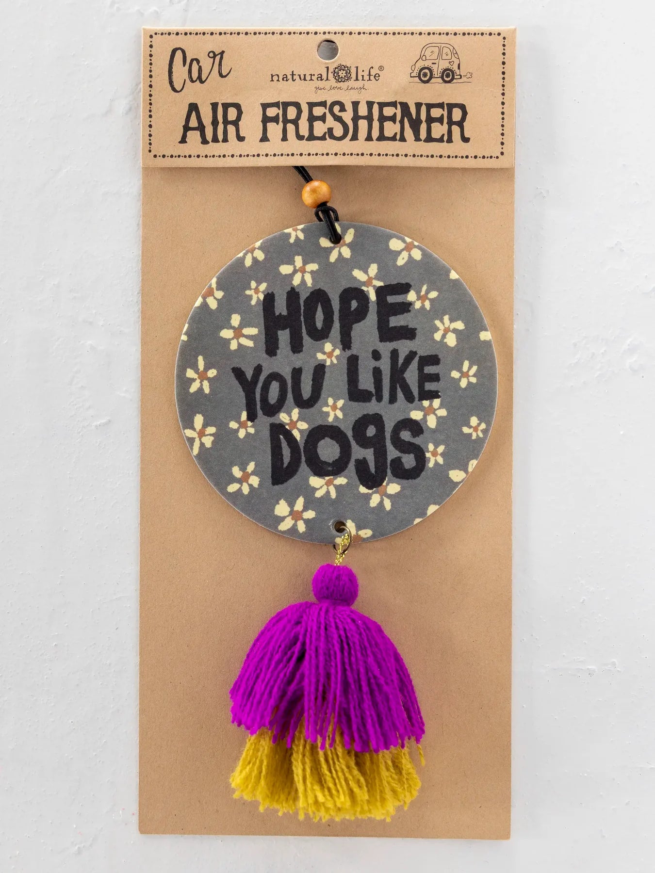 Car Air Freshener - Hope You Like Dogs